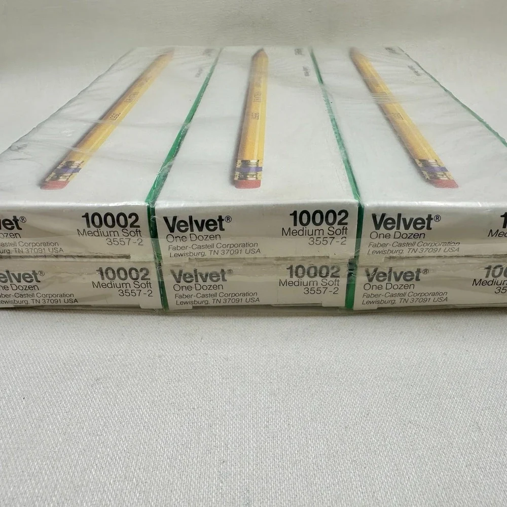 144 vintage NOS Velvet Faber Castell Pencils  pencil 12 box x 12 lot Medium Firm